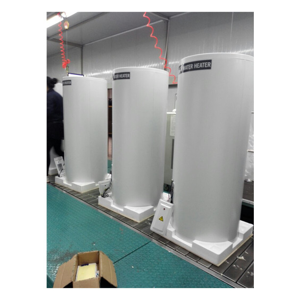 Sistema de calefacció per aigua calenta de maquinària auxiliar de plàstic 