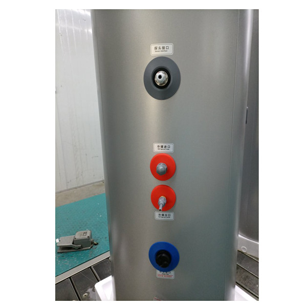 Dipòsit d'emmagatzematge d'aigua calenta d'alta qualitat i durador de 100-600 litres per a sistemes de calefacció d'aigua amb bomba de calor i tèrmica solar 