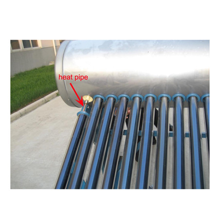 Escalfador de tub solar de buit d’acer galvanitzat de 80L