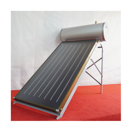 Escalfador solar d'aigua calenta d'acer inoxidable de 20 tubs evacuats de 200 litres