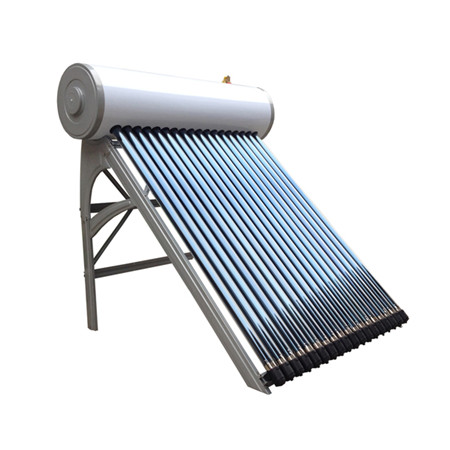 Escalfador solar d'aigua amb tubs d'elements elèctrics