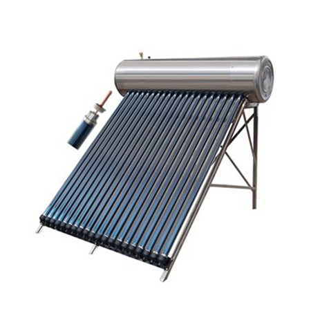 Escalfador solar d’aigua calenta / placa solar d’efecte hivernacle al terrat