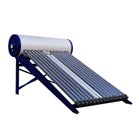 Escalfador d’aigua solar de canonada de calor activa a pressió