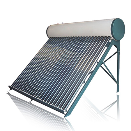 Sistema d’escalfador d’aigua solar de tub de vidre compacte