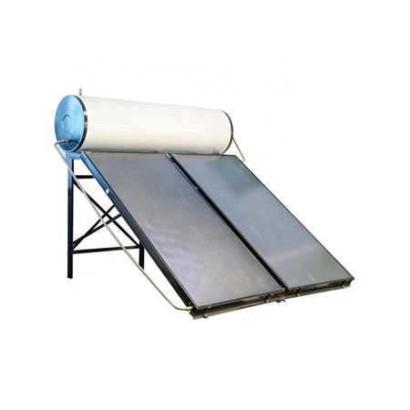 Escalfador solar d'aigua calenta a pressió amb canonada de divisió