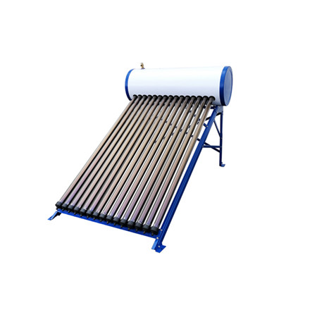 Escalfador d’aigua tèrmic solar sense pressió integrat en acer de color