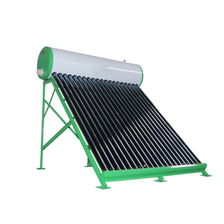 Escalfador d’aigua solar amb absorbent blau d’alta pressió de pla pla