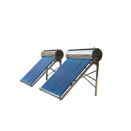 Col·lector tèrmic d'escalfador solar d'aigua calenta amb panell pla d'alta pressió, absorbent blau
