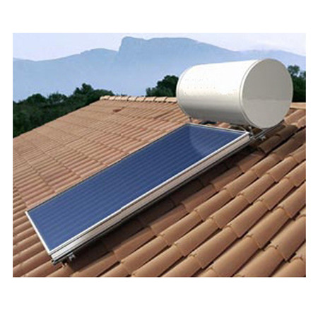 Escalfador d’aigua solar termosifó a pressió amb energia solar