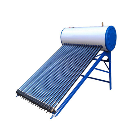 Sistema d’escalfament d’aigua calenta solar a pressió domèstic amb estació de bombament