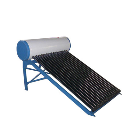 Escalfador d’aigua solar amb absorbent blau d’alta pressió de pla pla