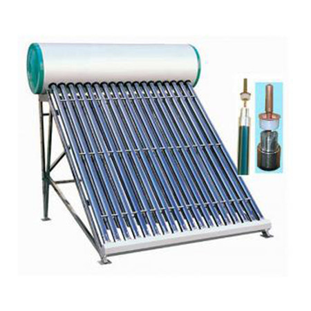 Escalfador d’aigua solar al terrat Escalfador d’aigua solar del tauler industrial
