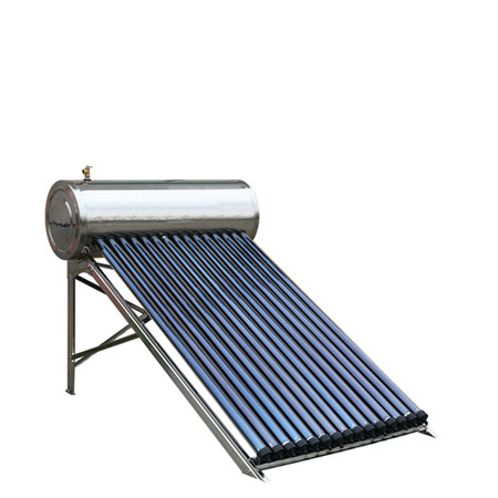 Escalfador solar d'aigua amb tub de buit a pressió dividit amb Solar Keymark