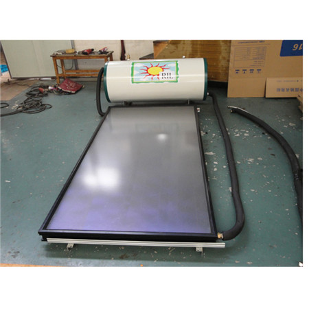 Geyser solar d’aigua calenta compacta de 150 litres amb col·lector solar de panell pla