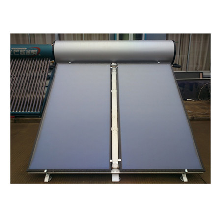Sistema d’escalfador d’aigua solar directe / indirecte de pla pla compacte
