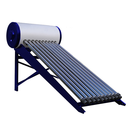 Escalfador d’aigua tèrmic solar sense pressió integrat en acer de color